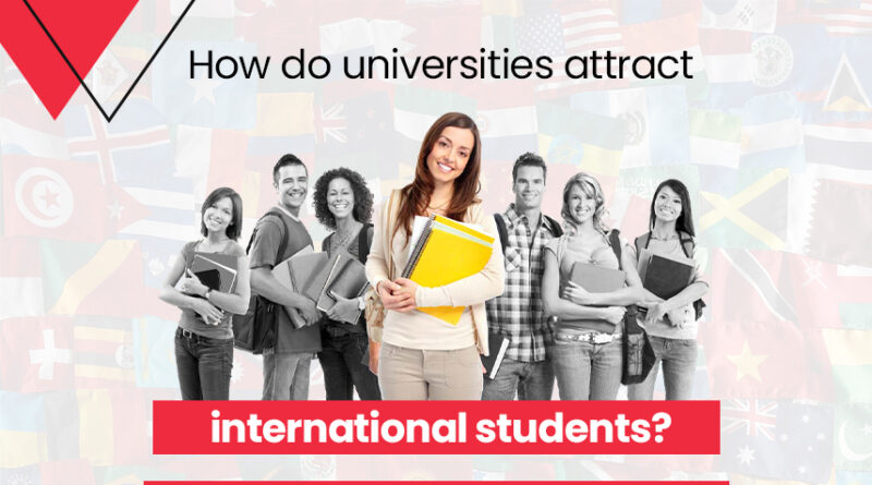 How do universities attract international students