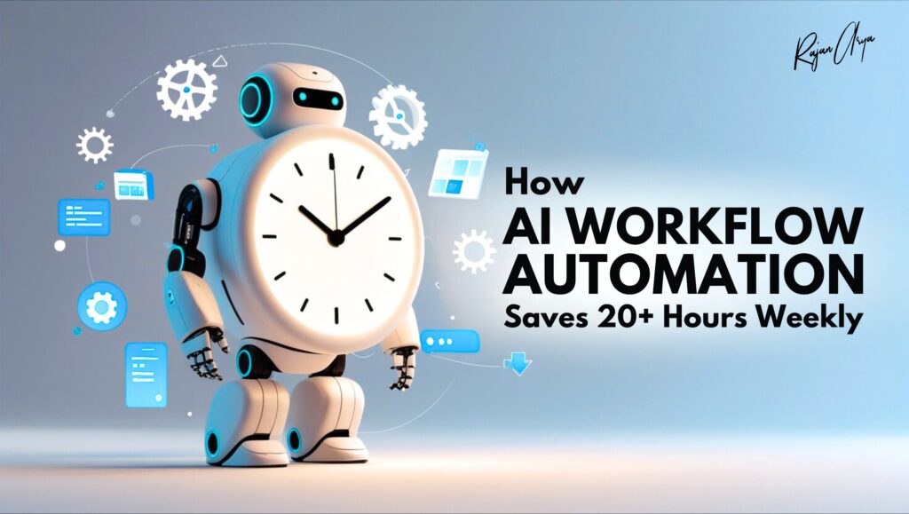Discover how AI workflow automation helps businesses save over 20 hours weekly. Learn key benefits, real-world examples, and the best AI task automation tools for 2025.